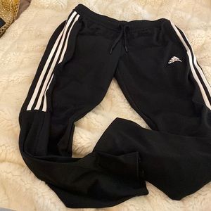 Adidas black track pants NWOT